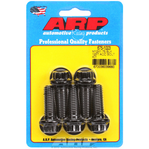 ARP FOR M12 x 1.75 x 35 12pt black oxide bolts