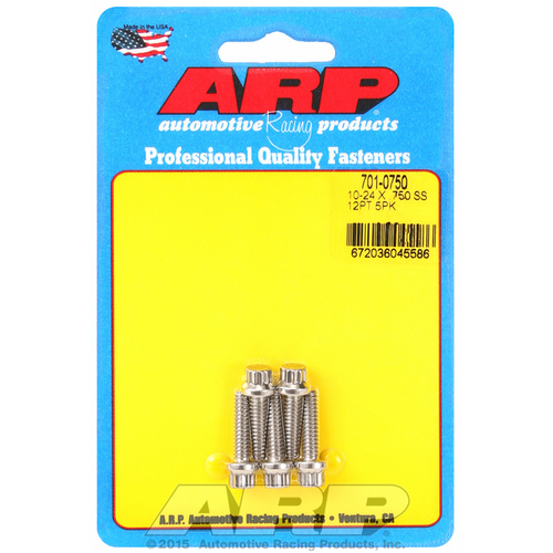 ARP FOR 10-24 x .750 12pt SS bolts