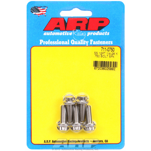 ARP FOR 1/4-28 x .750 12pt SS bolts