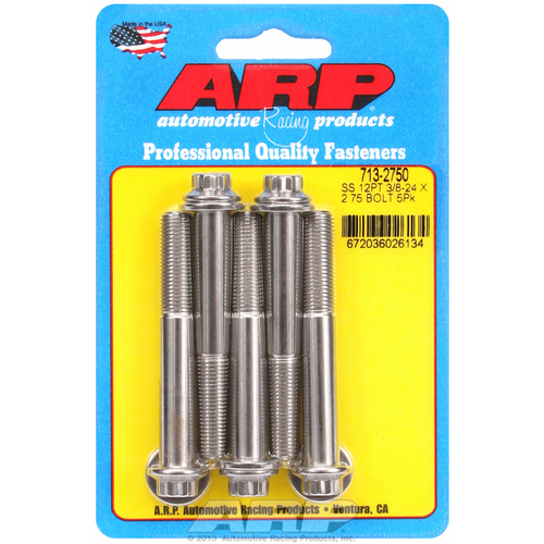 ARP FOR 3/8-24 x 2.750 12pt SS bolts
