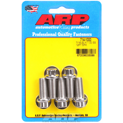 ARP FOR 7/16-20 x 1.000 12pt SS bolts