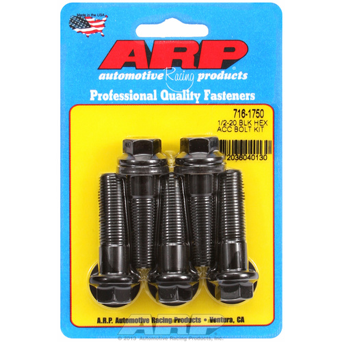 ARP FOR 1/2-20 x 1.750 hex black oxide bolts