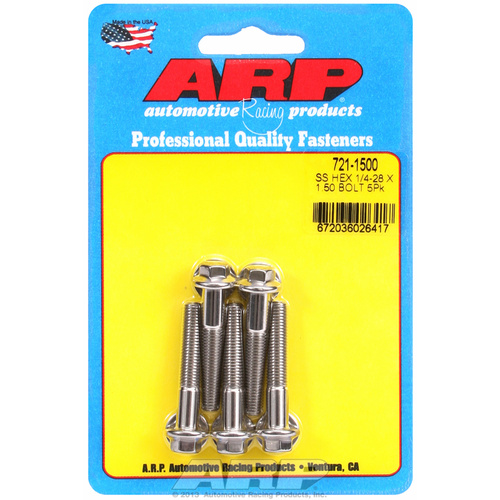 ARP FOR 1/4-28 x 1.500 hex SS bolts