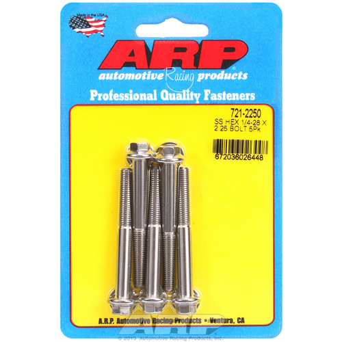 ARP FOR 1/4-28 x 2.250 hex SS bolts