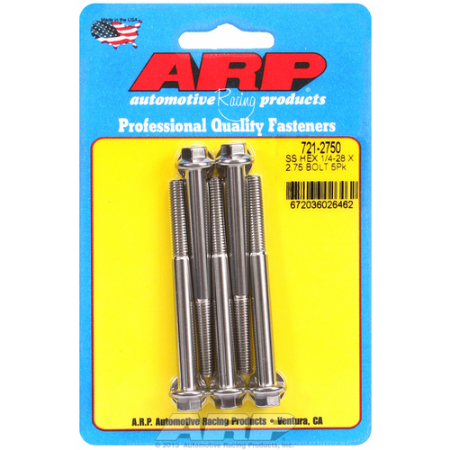 ARP FOR 1/4-28 x 2.750 hex SS bolts