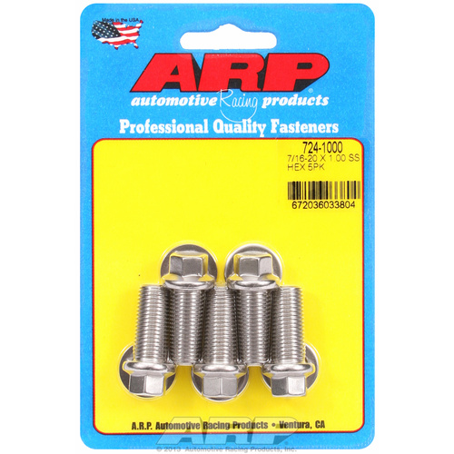 ARP FOR 7/16-20 x 1.000 hex SS bolts