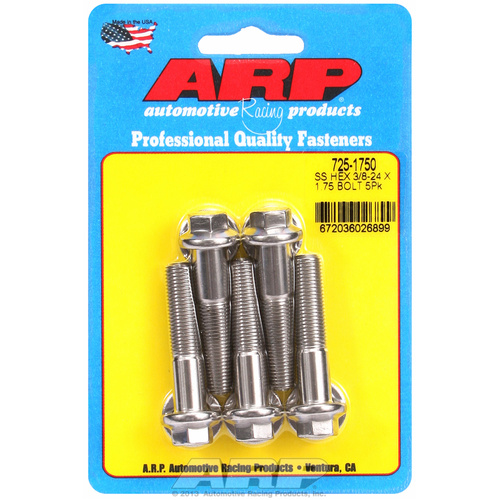 ARP FOR 3/8-24 x 1.750 hex 7/16 wrenching SS bolts