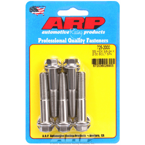 ARP FOR 3/8-24 x 2.000 hex 7/16 wrenching SS bolts