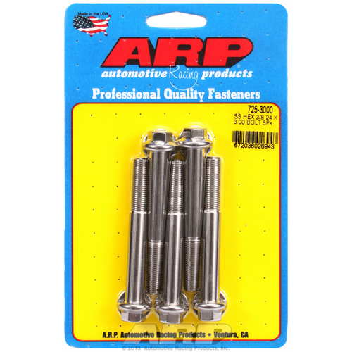 ARP FOR 3/8-24 x 3.000 hex 7/16 wrenching SS bolts