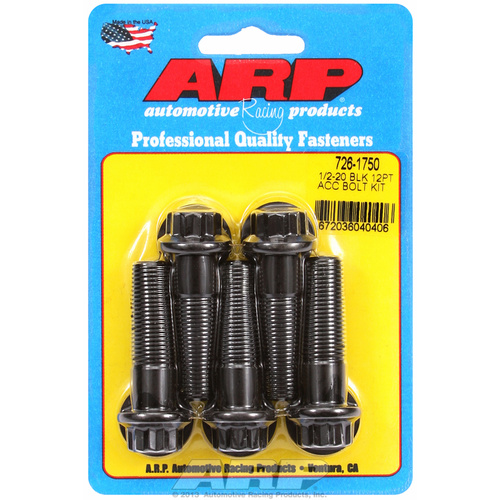 ARP FOR 1/2-20 x 1.750 12pt black oxide bolts