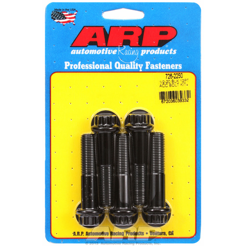 ARP FOR 1/2-20 x 2.250 12pt black oxide bolts