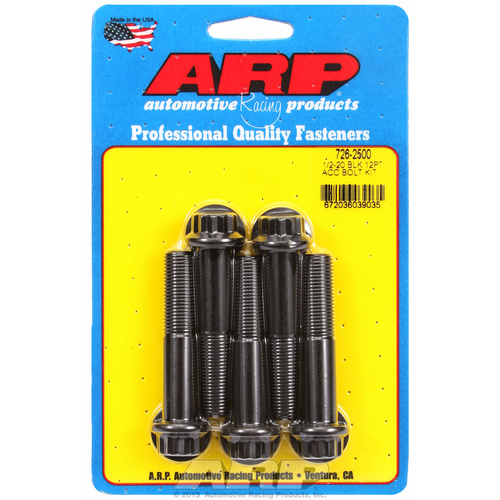 ARP FOR 1/2-20 x 2.500 12pt black oxide bolts
