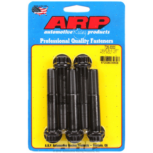 ARP FOR 1/2-20 x 3.000 12pt black oxide bolts