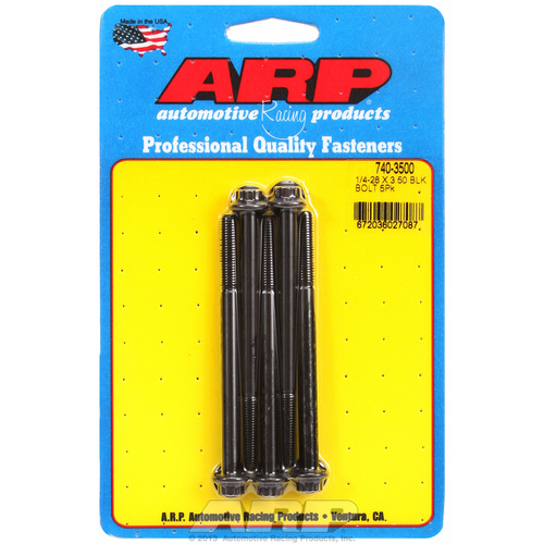 ARP FOR 1/4-28 x 3.500 12pt black oxide bolts