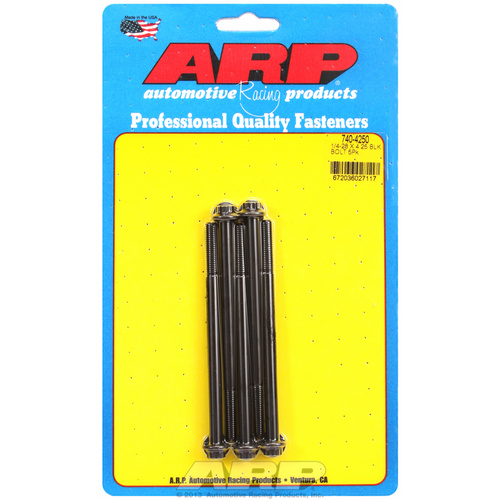 ARP FOR 1/4-28 x 4.250 12pt black oxide bolts
