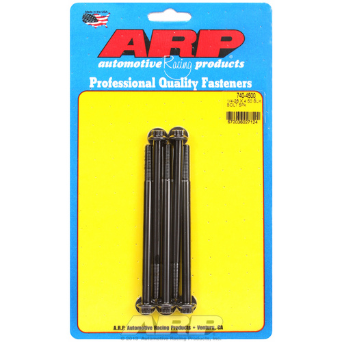 ARP FOR 1/4-28 x 4.500 12pt black oxide bolts