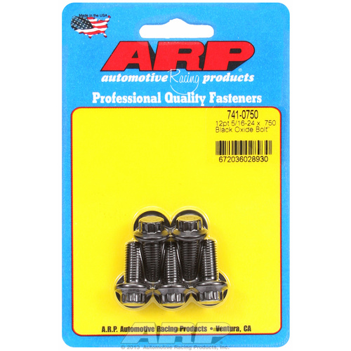 ARP FOR 5/16-24 x .750 12pt black oxide bolts