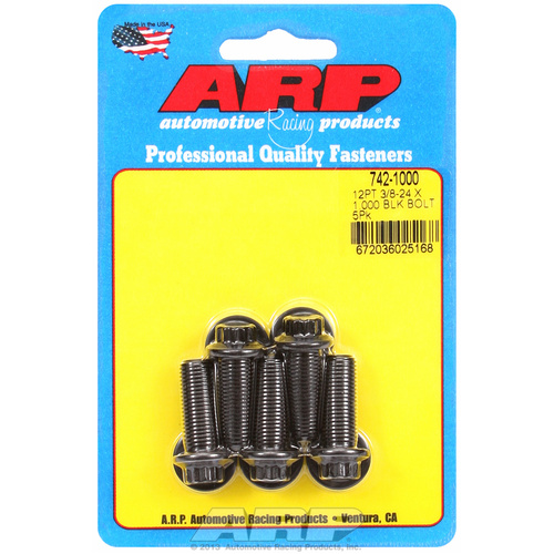 ARP FOR 3/8-24 x 1.000 12pt black oxide bolts