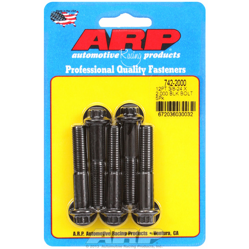 ARP FOR 3/8-24 x 2.000 12pt black oxide bolts