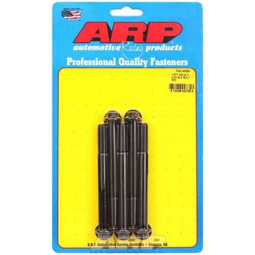 ARP FOR 3/8-24 x 4.000 12pt black oxide bolts
