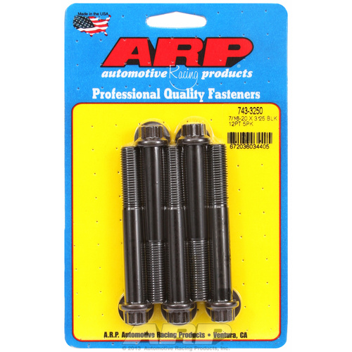 ARP FOR 7/16-20 x 3.250 12pt black oxide bolts