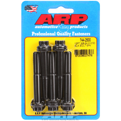 ARP FOR 3/8-24 x 2.500 12pt 7/16 wrenching black oxide bolts