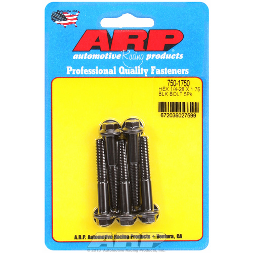 ARP FOR 1/4-28 x 1.750 hex black oxide bolts