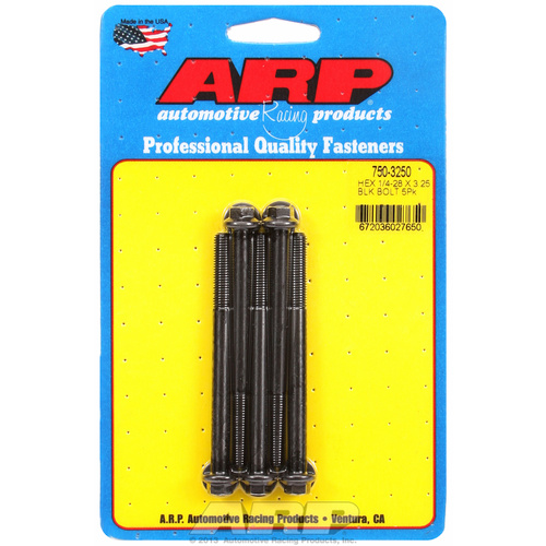 ARP FOR 1/4-28 x 3.250 hex black oxide bolts