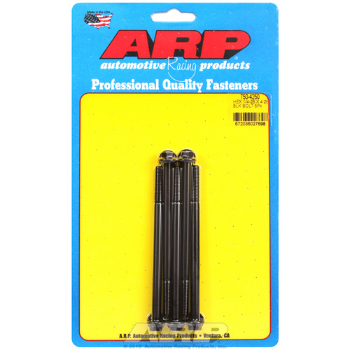 ARP FOR 1/4-28 x 4.250 hex black oxide bolts