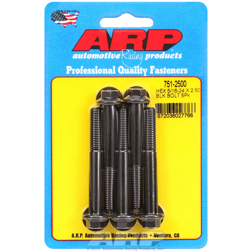ARP FOR 5/16-24 x 2.500 hex black oxide bolts