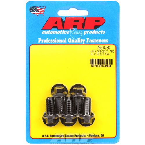 ARP FOR 3/8-24 x .750 hex black oxide bolts