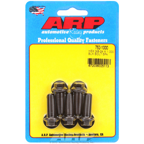 ARP FOR 3/8-24 x 1.000 hex black oxide bolts