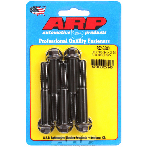 ARP FOR 3/8-24 x 2.500 hex black oxide bolts