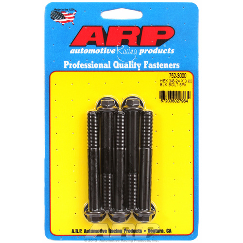 ARP FOR 3/8-24 x 3.000 hex black oxide bolts