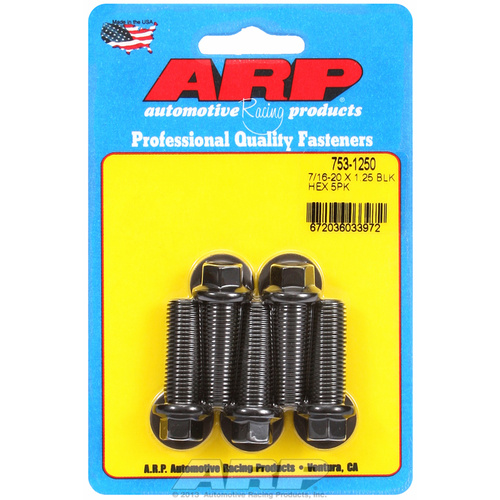 ARP FOR 7/16-20 x 1.250 hex black oxide bolts