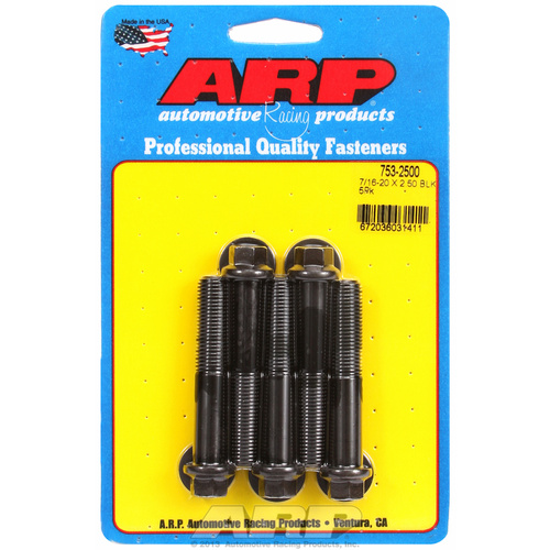 ARP FOR 7/16-20 x 2.500 hex black oxide bolts