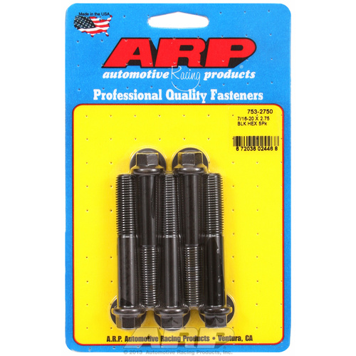 ARP FOR 7/16-20 x 2.750 hex black oxide bolts