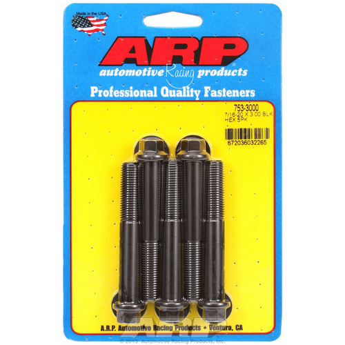 ARP FOR 7/16-20 x 3.000 hex black oxide bolts