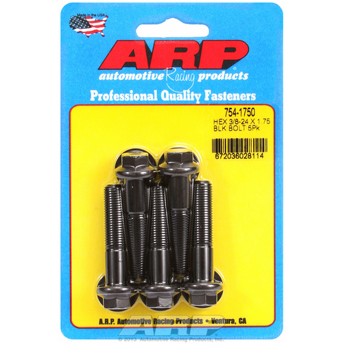 ARP FOR 3/8-24 x 1.750 hex 7/16 wrenching black oxide bolts