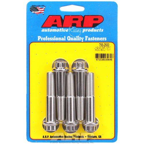 ARP FOR 1/2-20 x 2.500 12pt SS bolts