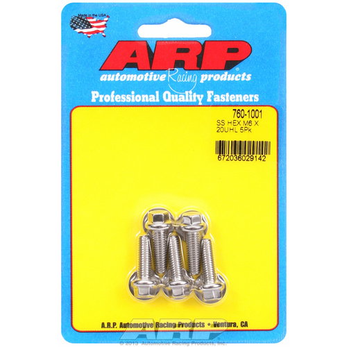ARP FOR M6 x 1.00 x 20 hex SS bolts