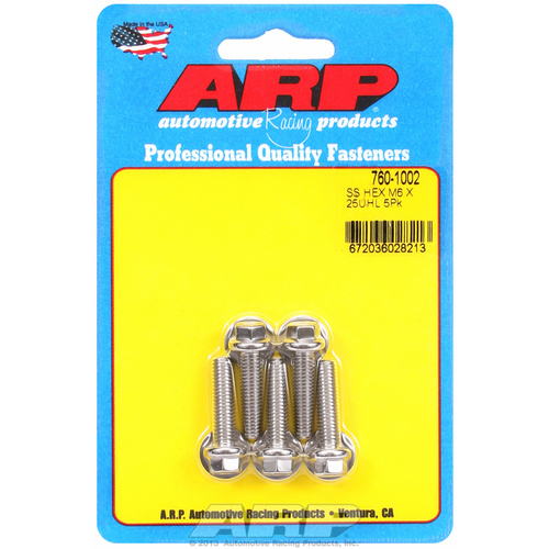 ARP FOR M6 x 1.00 x 25 hex SS bolts