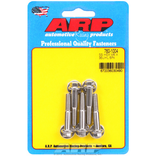 ARP FOR M6 x 1.00 x 35 hex SS bolts