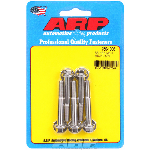 ARP FOR M6 x 1.00 x 45 hex SS bolts