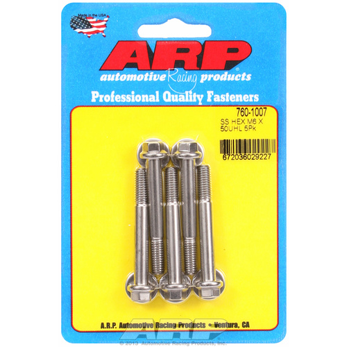 ARP FOR M6 x 1.00 x 50 hex SS bolts