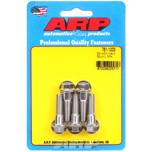 ARP FOR M8 x 1.25 x 30 hex SS bolts