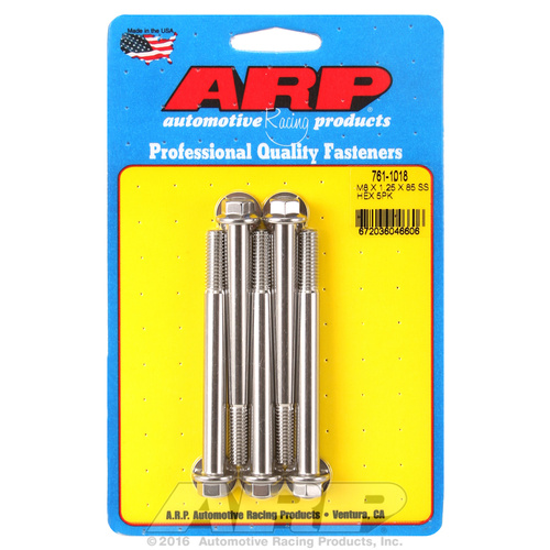 ARP FOR M8 x 1.25 x 85 hex SS bolts