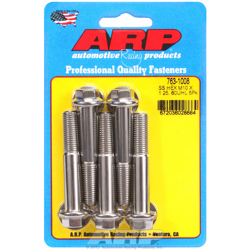 ARP FOR M10 x 1.25 x 60  hex SS bolts