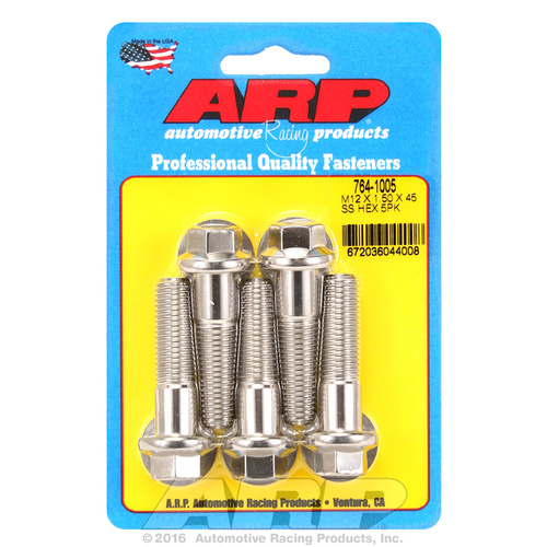 ARP FOR M12 x 1.50 x 45 hex SS bolts
