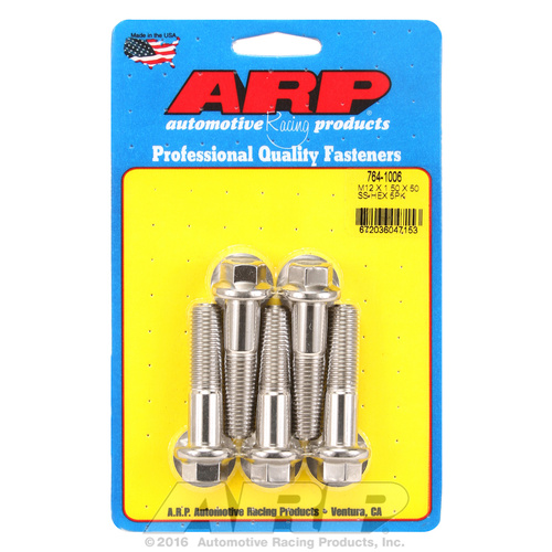 ARP FOR M12 x 1.50 x 50 hex SS bolts